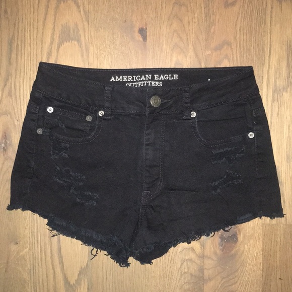 American Eagle Outfitters Pants - American Eagle black cutoff shorts